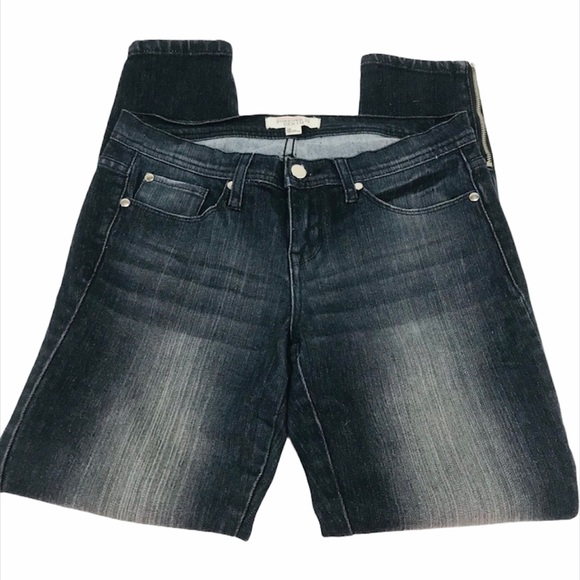 Forever 21 Ankle Zipper Jeans, Black, Size 28 - Picture 3 of 6